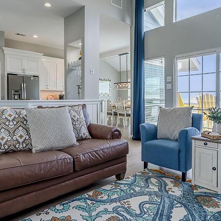 Hot Tub - Ocean Views - Steps To Private Beach - Quiet Location Galveston Eksteriør billede