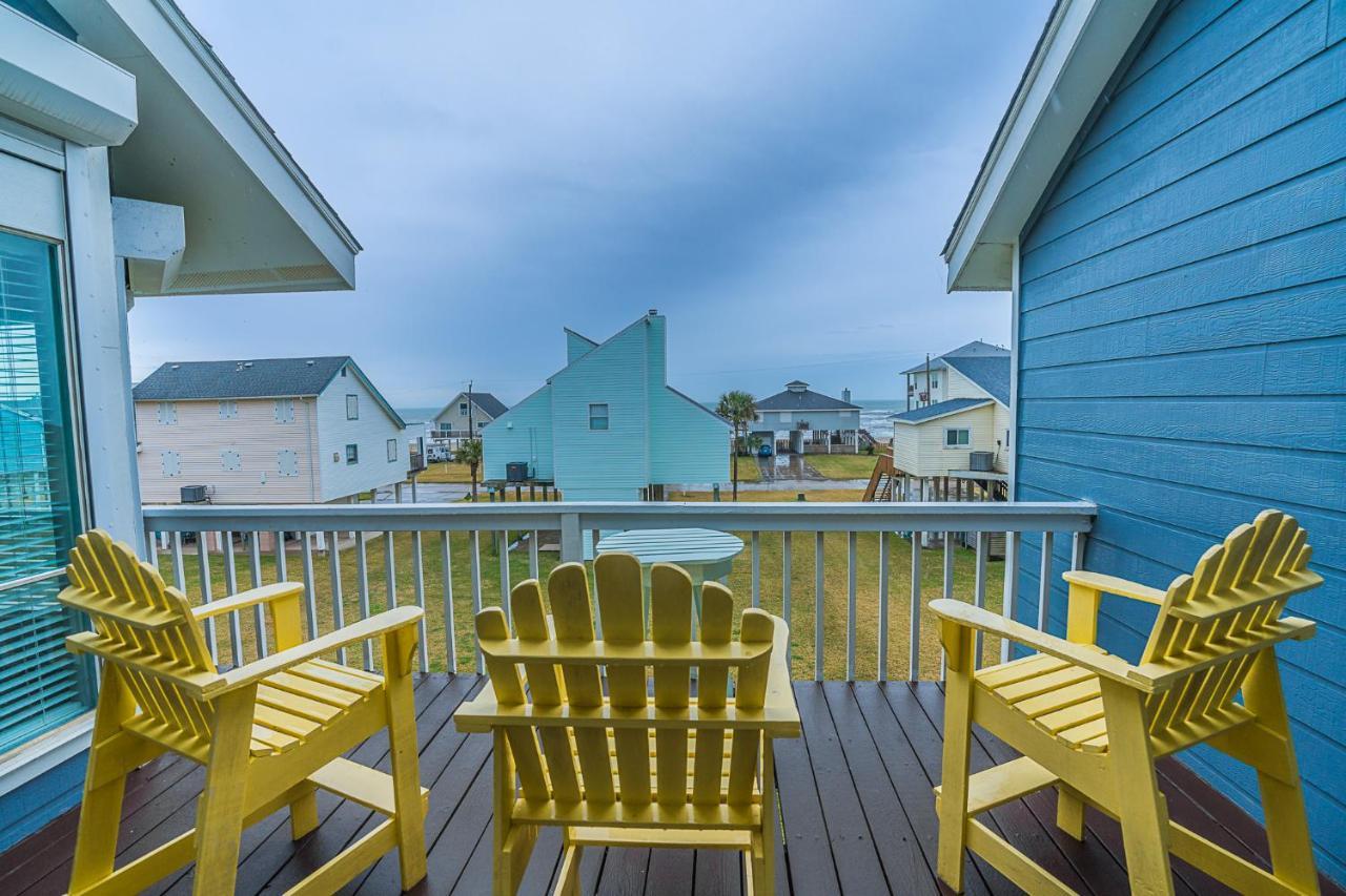Hot Tub - Ocean Views - Steps To Private Beach - Quiet Location Galveston Eksteriør billede