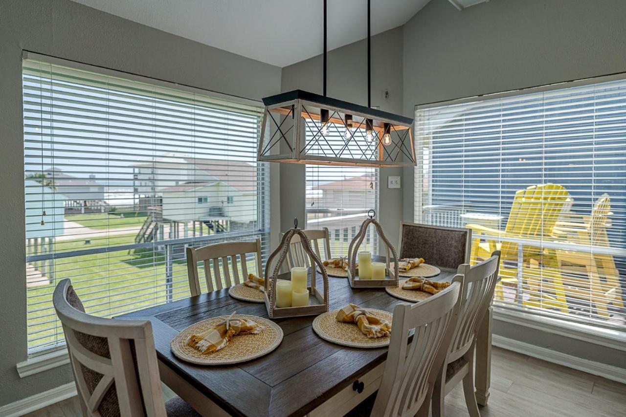Hot Tub - Ocean Views - Steps To Private Beach - Quiet Location Galveston Eksteriør billede