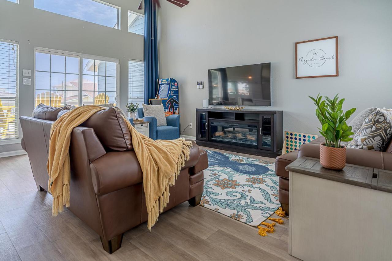 Hot Tub - Ocean Views - Steps To Private Beach - Quiet Location Galveston Eksteriør billede