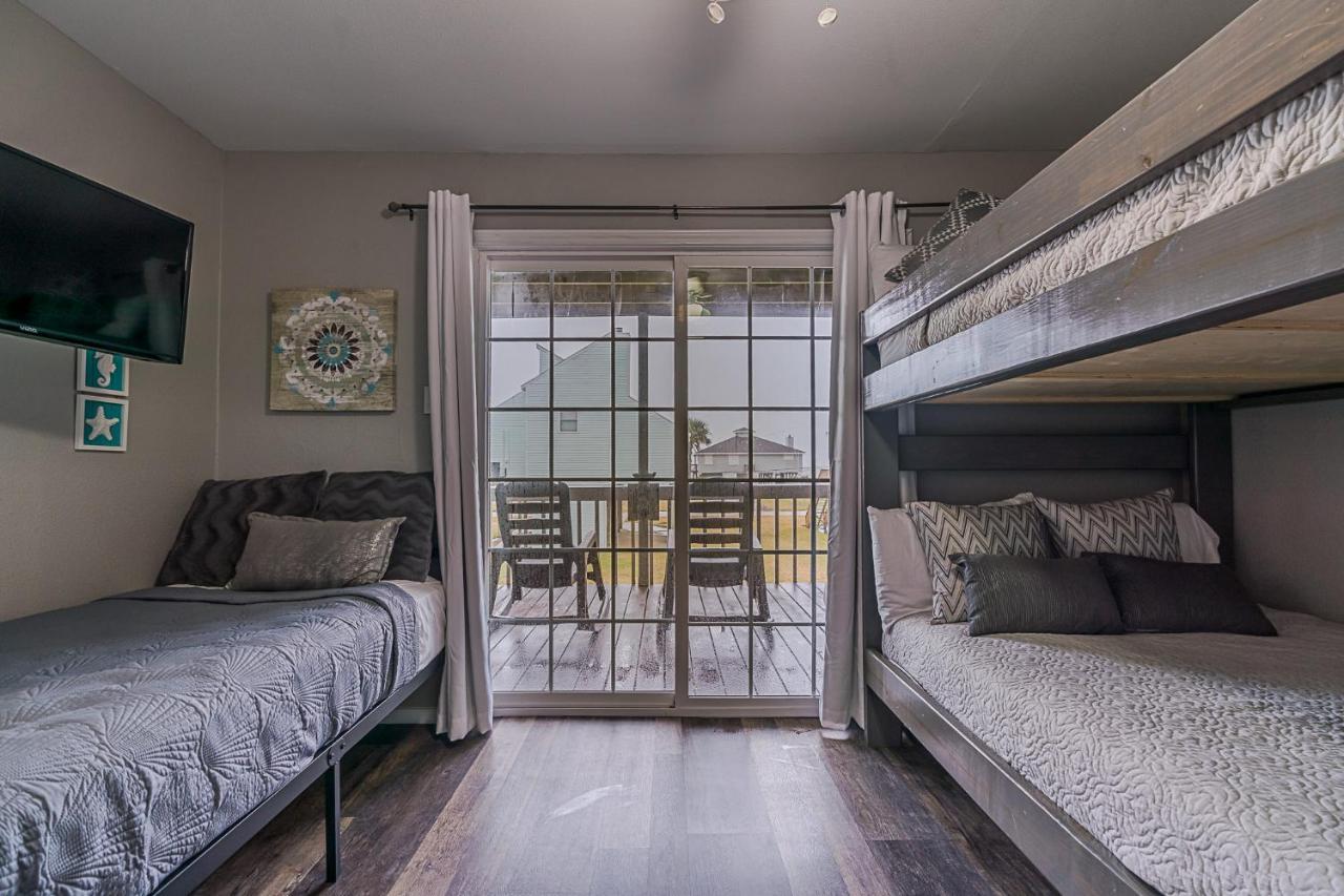 Hot Tub - Ocean Views - Steps To Private Beach - Quiet Location Galveston Eksteriør billede